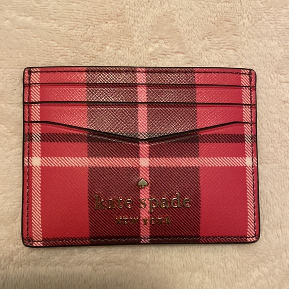NWOT Kate Spade Leila Plaid Crossbody & CC Wallet - Picture 11 of 14